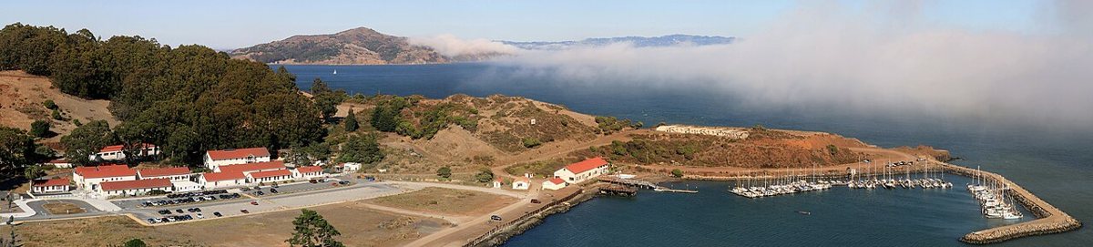 Ayala Cove and the harbor on Angel Island in San Francisco Bay