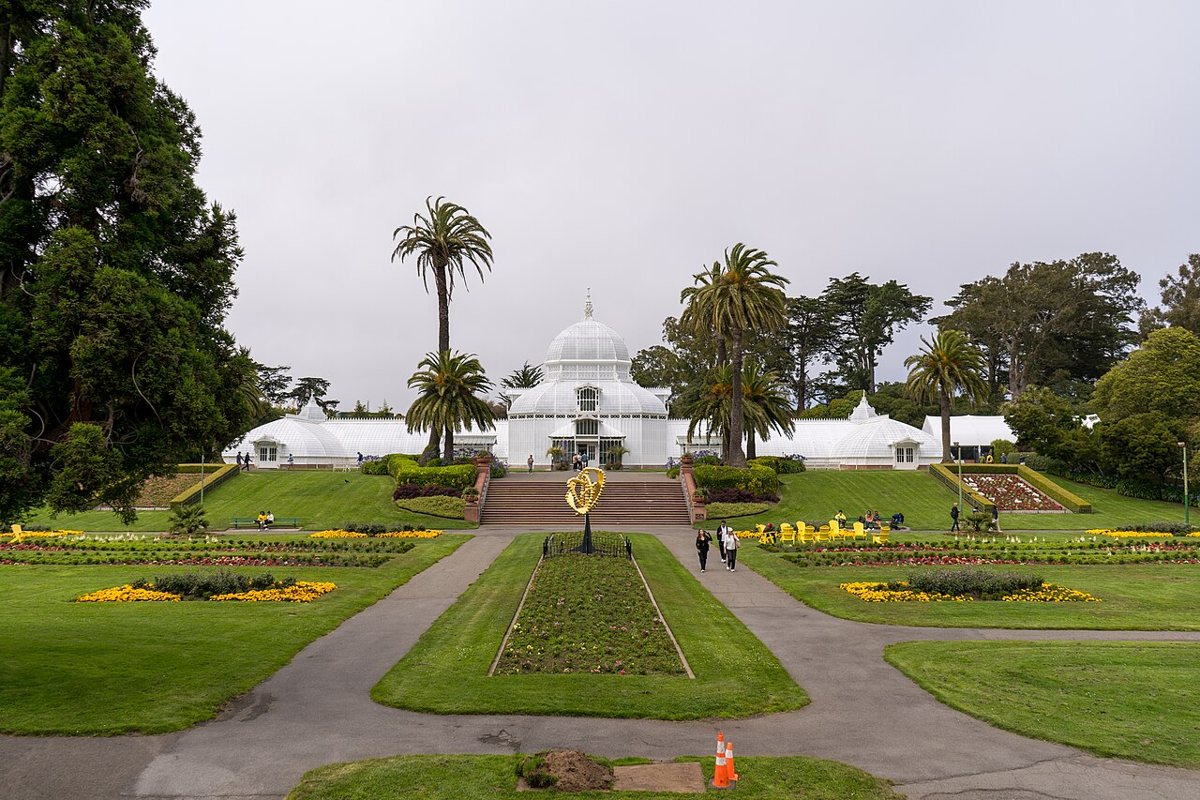 The Conservatory of Flowers in Golden Gate Park