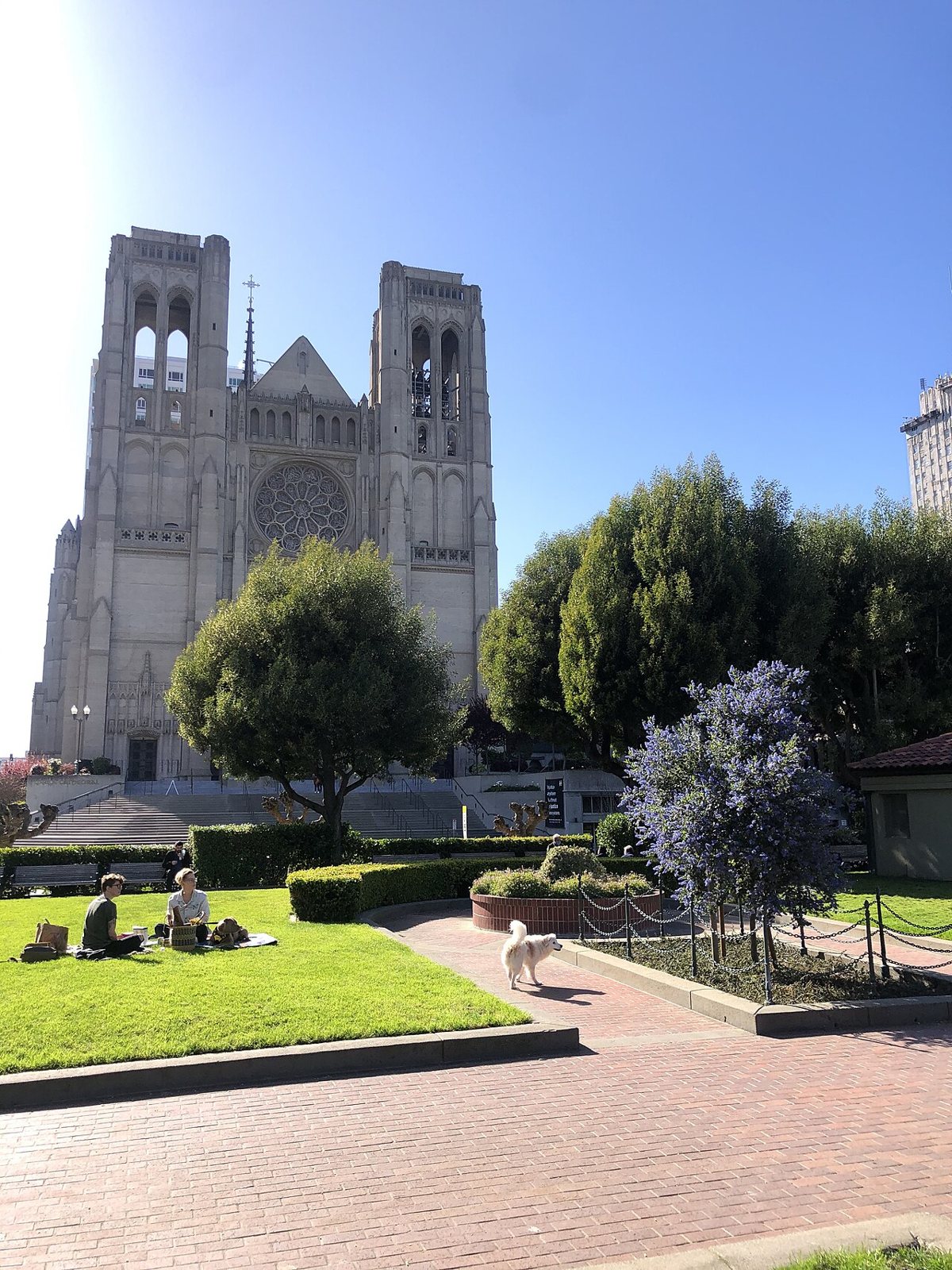 Grace Cathedral on Nob Hill in San Francisco