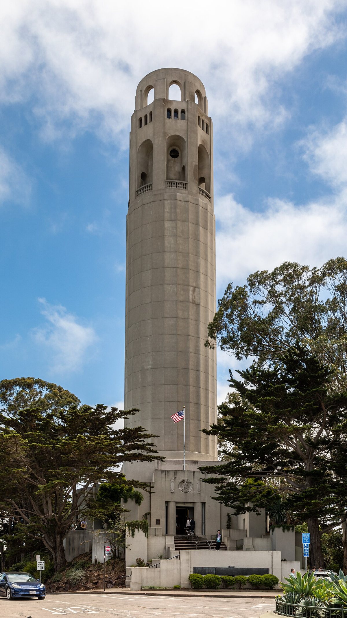 Coit Tower on Telegraph Hill San Francisco